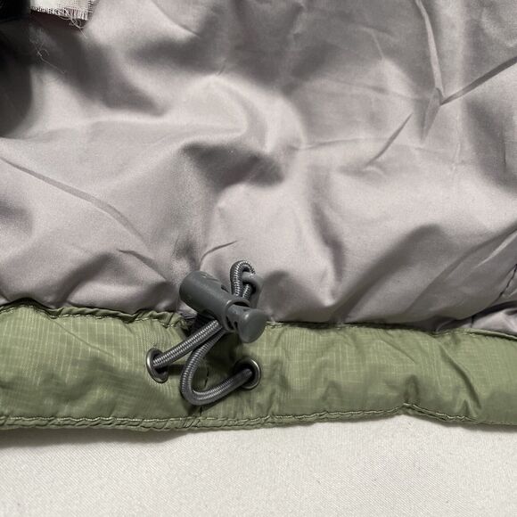 The North Face Small Women’s Puffer Coat Full Zip Jacket Sage Green Primaloft - Picture 8 of 12